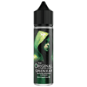 the original green jean e-liquid 50ml short fill bottle